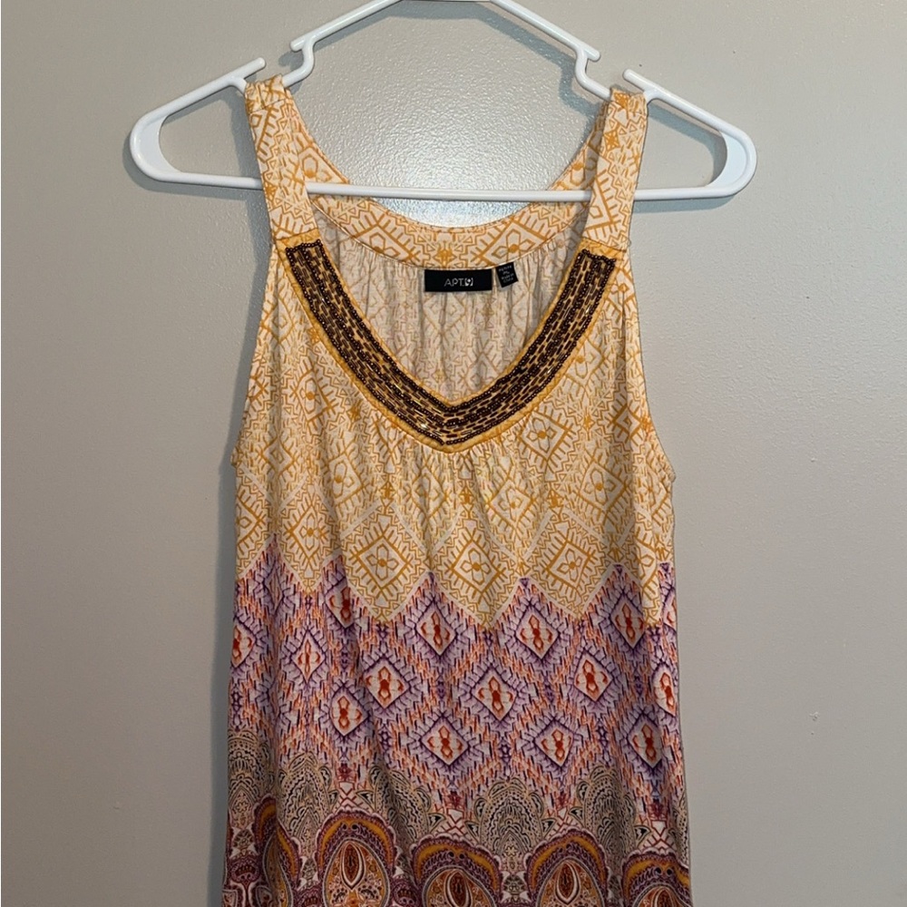 Women's Multicolor Sleeveless Top